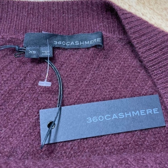 360 Cashmere Lena Olive Off-The-Shoulder Sweater Sizes: XSMALL , Small - Picture 11 of 14